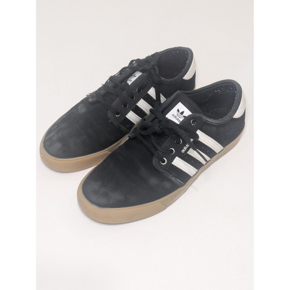 Adidas‎ Seeley Skate Shoe - Core Black/White/Gum, 7 US